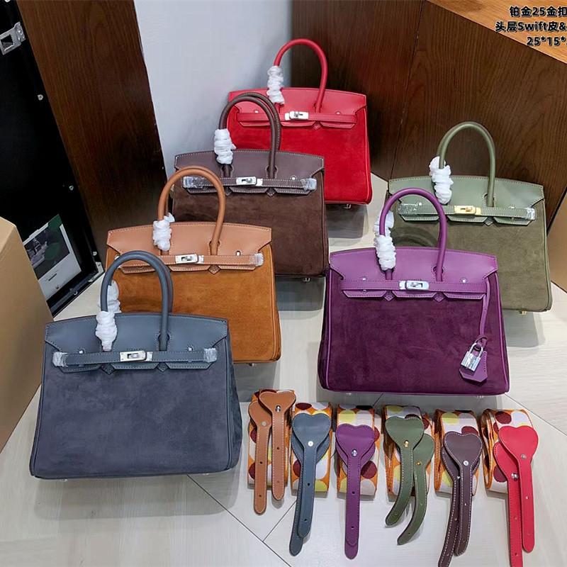 Ретро ручной работы, первый слой замша из кожи swift BK25/30см натуральная кожа женская сумка