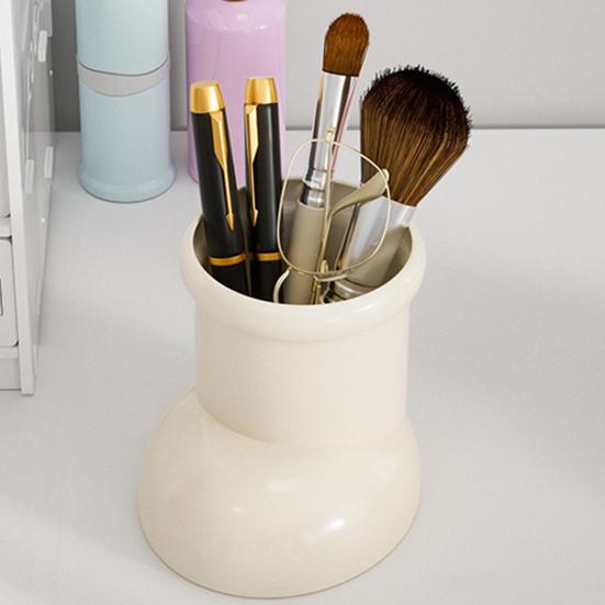 Милая коробка для хранения в форме ботинка, органайзер большой вместимости для кистей для макияжа