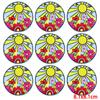 10Pcs/Lot Landscape Outdoor Patch Iron On Embroidery Patches For Clothing Thermoadhesive Patches On Clothes Wilderness Patch