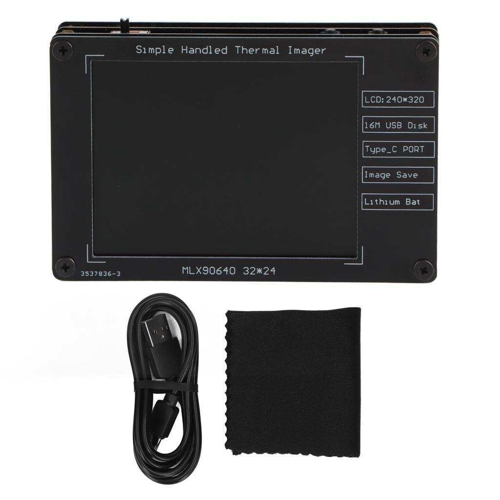 2,8-дюймовый ЖК-цифровой тепловизор с аккумулятором Многофункциональная тепловизионная камера Определение температуры