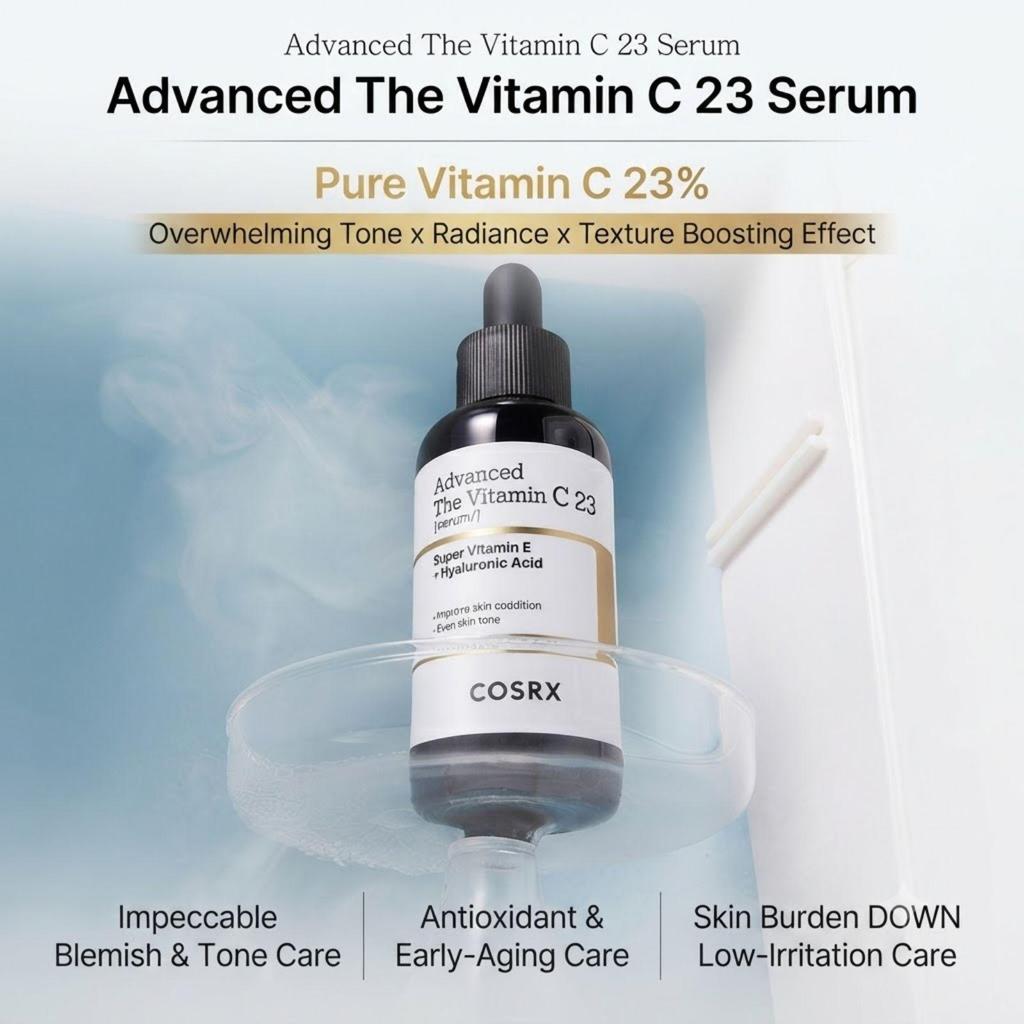 COSRX Advanced The Vitamin C 23 Serum Set 20g + Sun Serum 15ml / EXP 27.07