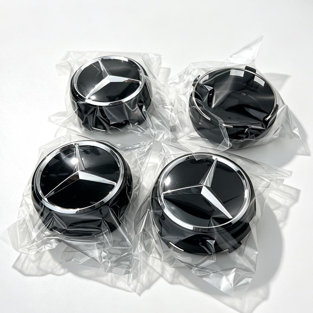 4pcs 75mm Car silver Red Wheel Center Hub Caps For Mercedes Benz AMG W212 W205 W204 W211 W213 Accessories A0004000900 CG1