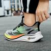 Спортивные кроссовки для бега с легкой амортизацией, кроссовки для марафона, кроссовки с полной ладонной частью из углеродного волокна, со шнуровкой, спортивная обувь для мужчин, для спортзала