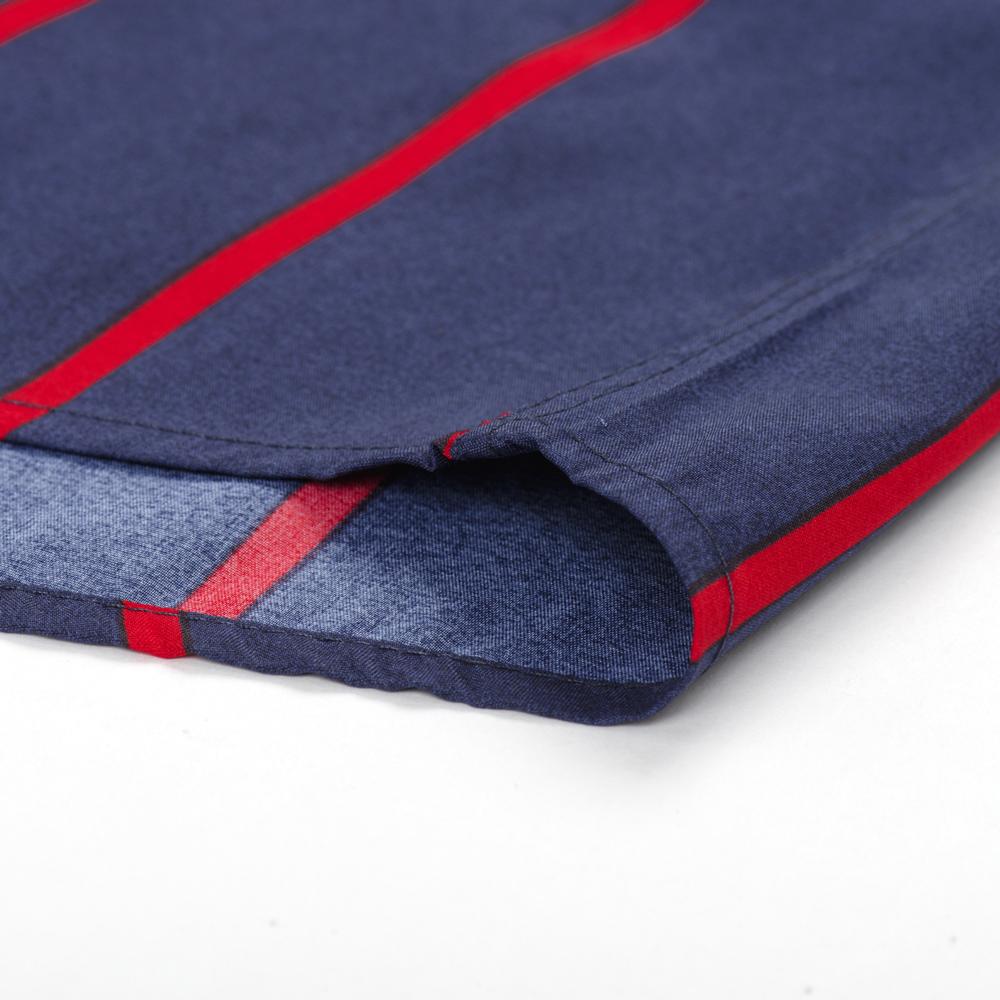 Мужская классическая рубашка в полоску с цветными блоками на весну и лето без карманов, легкие рубашки на пуговицах с длинными рукавами, устойчивые к морщинам