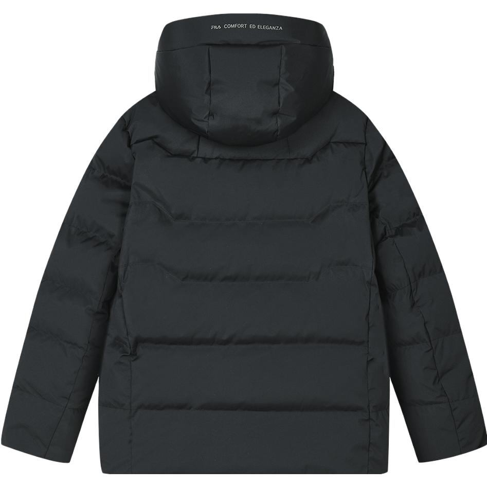 Fila Official 2023 Winter New Fashion Casual Basic Simple Hooded Jacket Men Outerwear F11M347902F-BK