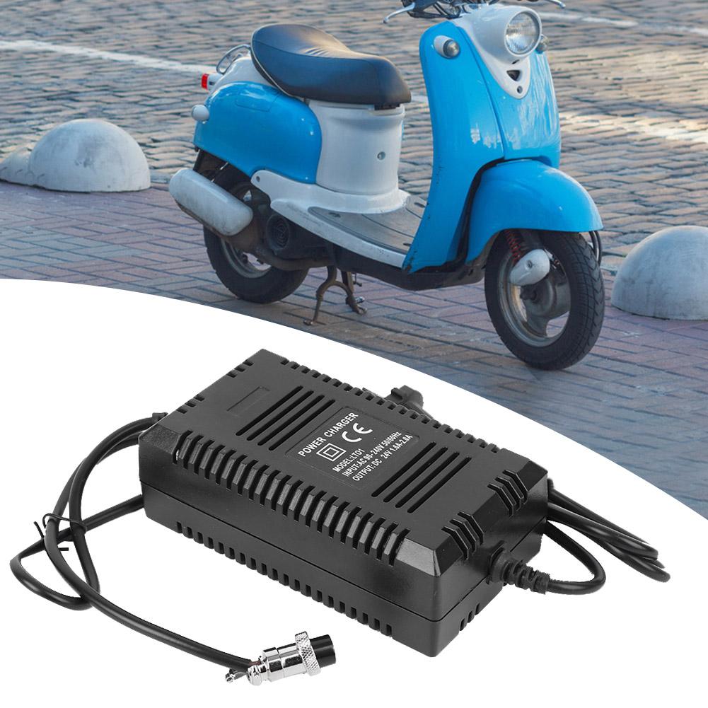 KF‑PO114 Elderly Electric Scooter 24V Charger Plastic Black High Efficiency