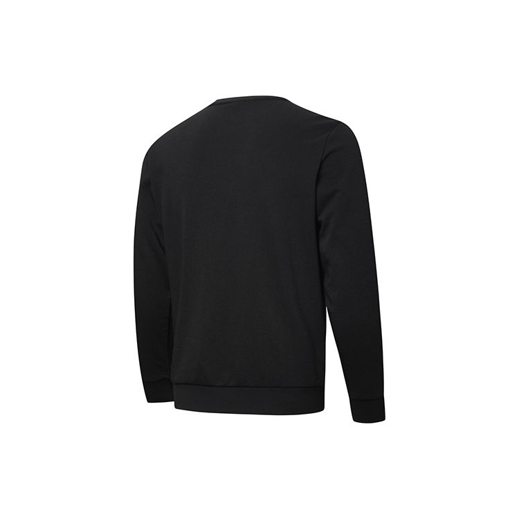 Puma Casual Logo Crew Neck Sweatshirt Men Tops Black 586914-01