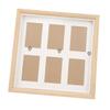 Wooden Picture Frame Can Hold 6pcs 3inch Photos Wooden Mini Picture Frame for Polaroid Photo