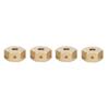 4PCS Brass 12Mm Hex Wheel Hub Adapter For YK4102 YK4103 YK4082 YK6101 Yikong RC Crawler Car Upgrade Parts