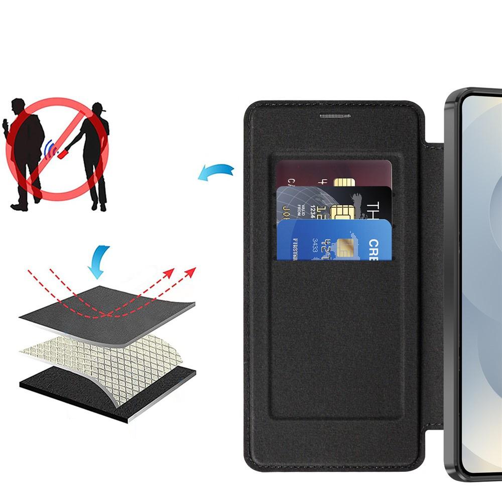 Samsung Galaxy S26 Flip Case, RFID Wallet MagSafe with Camera Protection, Black