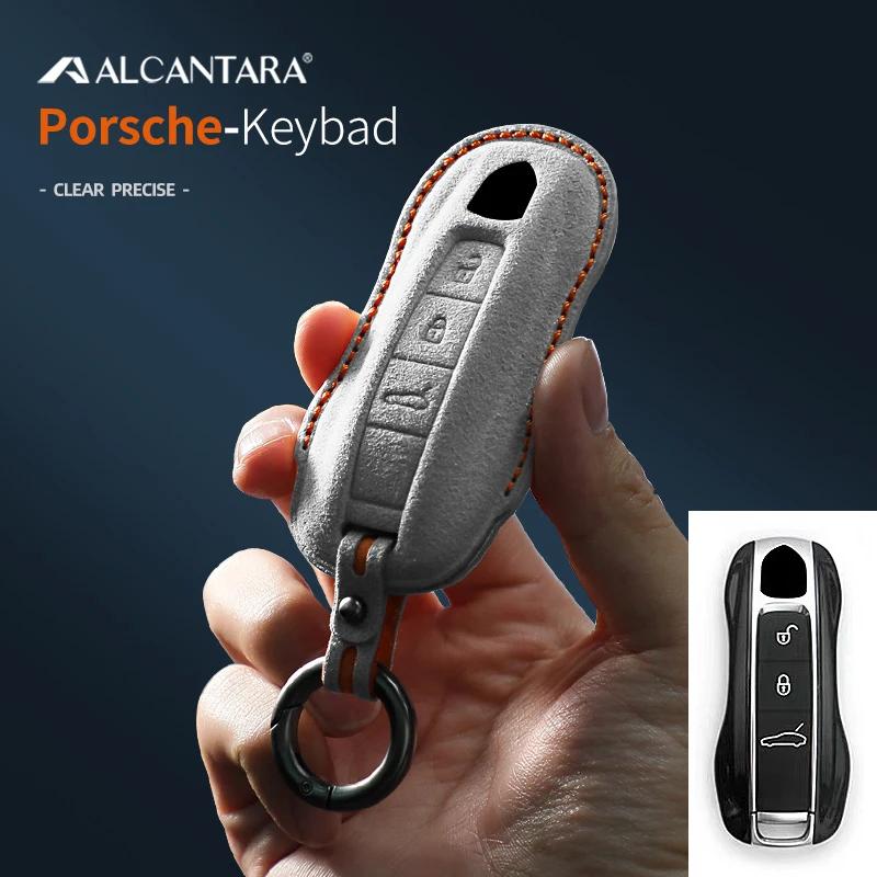 AABKR1 Car Key Bag Case Cover For Porsche Panamera Spyder Carrera Macan Cayman Cayenne 911 970 981 991 Car Key Cover Accessories