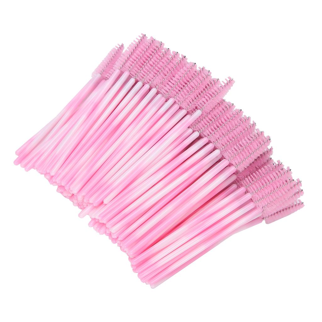 200 шт. Одноразовая портативная кисть для ресниц, дорожная кисть для туши, кисть для ресниц, аксессуар для макияжа, розовая