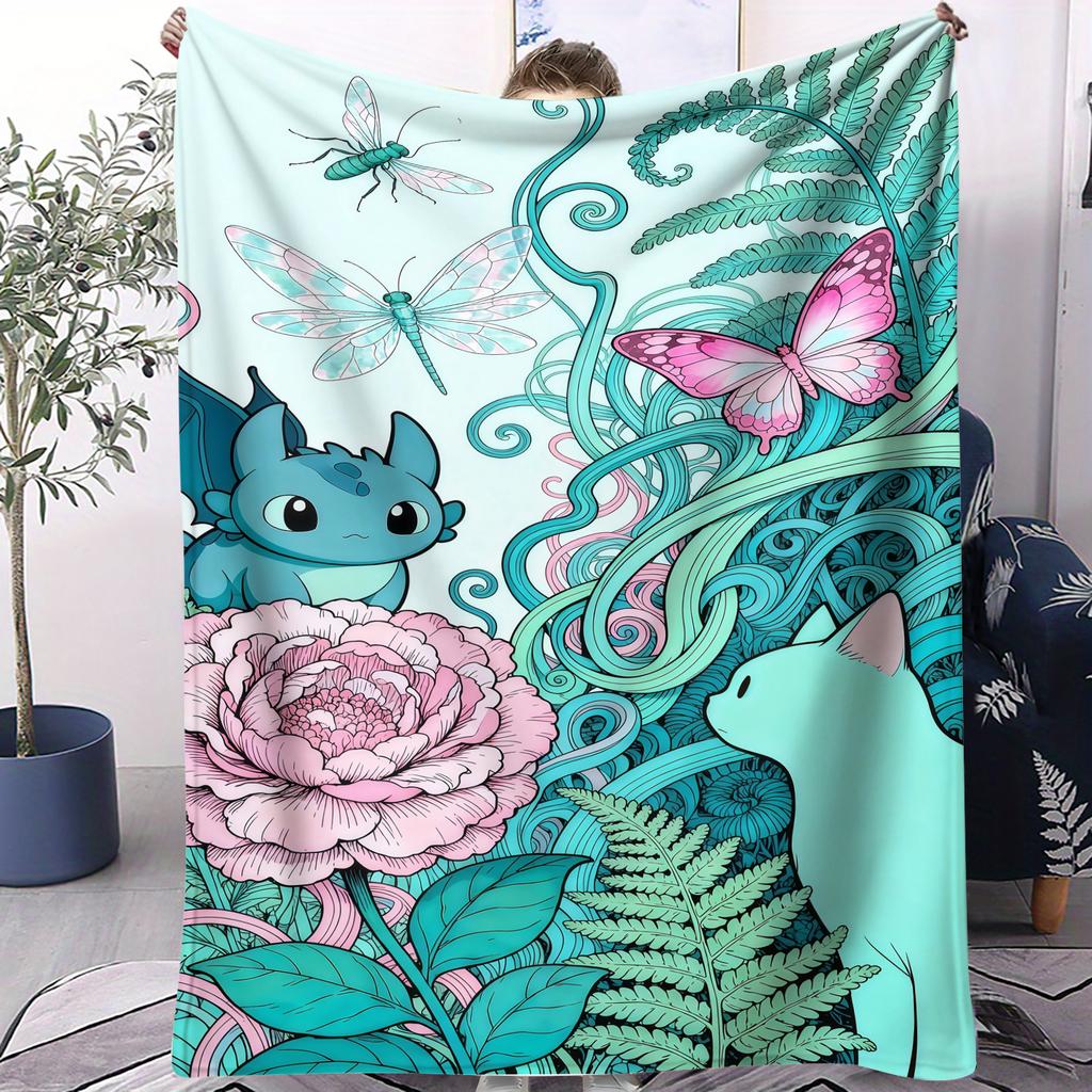 Top Rated How To Train Your Dragon Small Cover Blanket Bed Sheet All Season Soft Lightweight For Bed Dorm Sofa Camping Decor