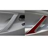 4Pcs Red Carbon Fiber Interior Door Pull Cover Trim For Camry 2007-2011
