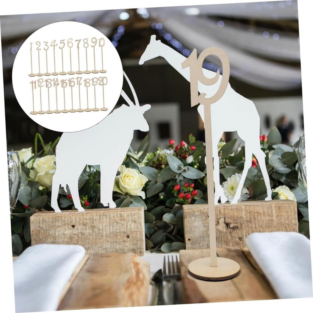 10 шт. Номеров столов Деревянные номера столов для свадебных приемов Подставки Номера мест с держателем База для свадебного банкета
