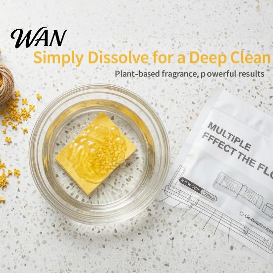 Ceramic Tile Floor Cleaner 100Pcs Cleaning Tablets, Fragrance Retention Cleaner, Maintenance Tablets Multi-Surface for Tiles Wood Marble Floors