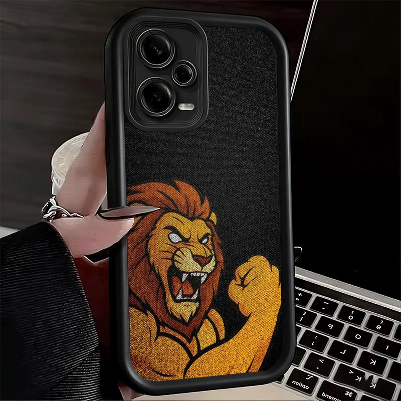 Чехол для телефона 'Мощное животное' для Xiaomi Poco X7 X6 X5 Pro X4 Gt X3 F7 Ultra M8 M7 Redmi 15C 15 14C 13 13C 12 12C 10 10C