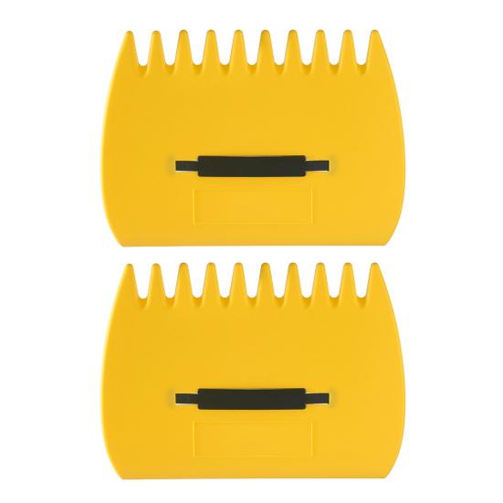 Пара совков для листьев Ручные грабли Когти для сбора листьев Садовый мусор