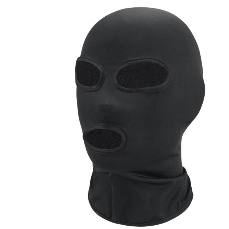 Черная лыжная маска, полное покрытие, Балаклава, ветрозащитная маска для лица, эластичный дышащий платок на голову, гетры на Хэллоуин для женщин и мужчин