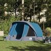 Camping Tent - 4-person Cabin - Waterproof - 298x158x132 Cm - Blue