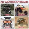 Starknightmt UTV License Plate Holder With Light, Universal Lighted License Plate Mount Bracket Compatible With Polaris Ranger RZR Can Am X3 Defender