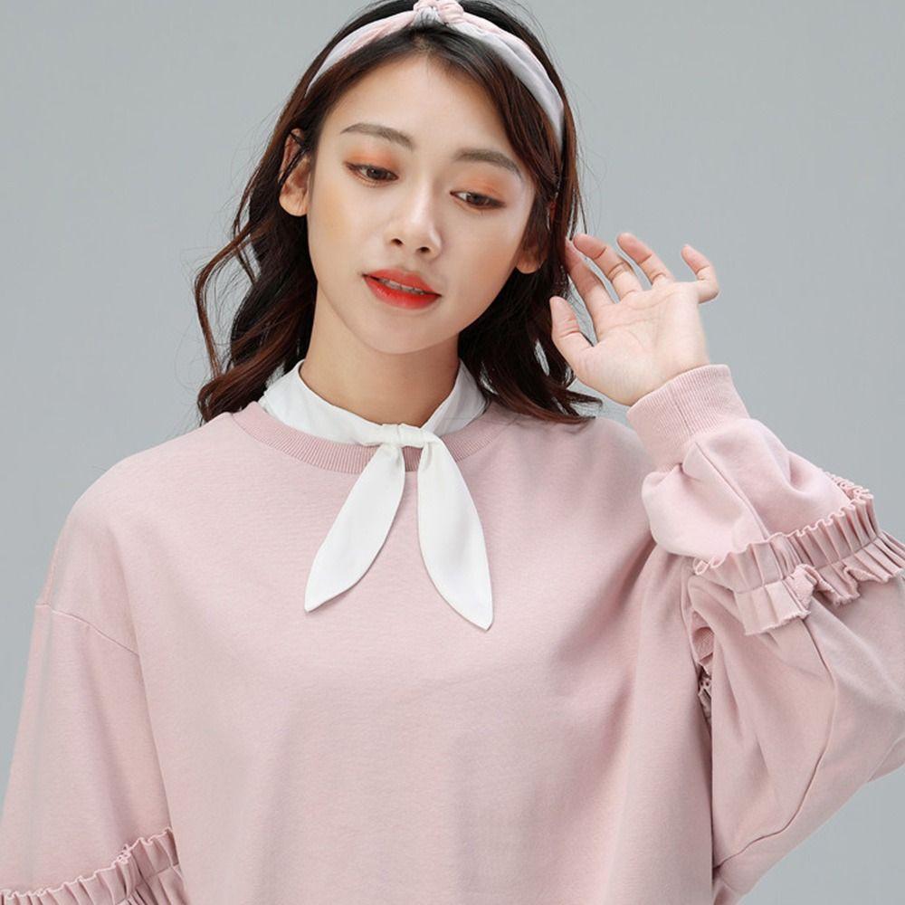 Women Detachable Cotton Blouse False Collar Shirt Fake Collar Lapel Clothes Accessories