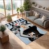 Soft Crystal Velvet Floor Rug,Sabrina Carpenter Anti Slip Decorative Carpet, Plush Area Mat For Indoor Home Decoration