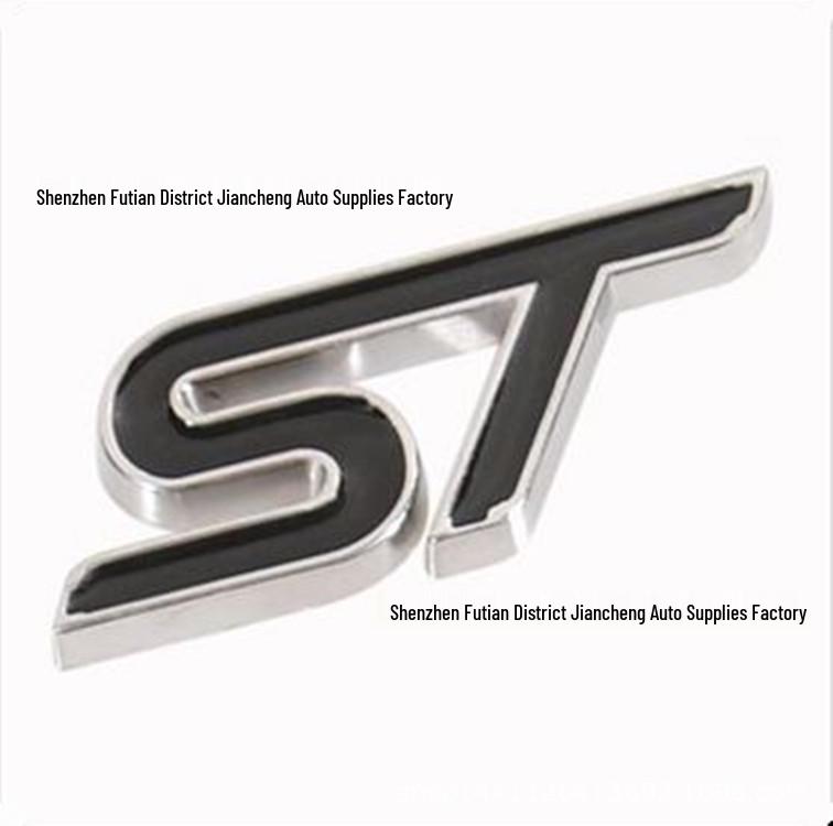 Значок ST Логотип автомобиля Наклейка Металлическая эмблема для модификации New Fiesta Victory