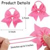 16 Pieces Babies Tiny 3 Inches Hair Bows Rubber Bands Hair Ropes Ponytail Holders for Baby Girls Infant Kids Hair Acessor