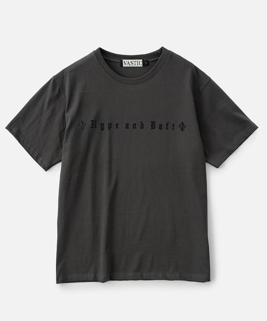 VASTIC Lettering T-Shirt_Charcoal