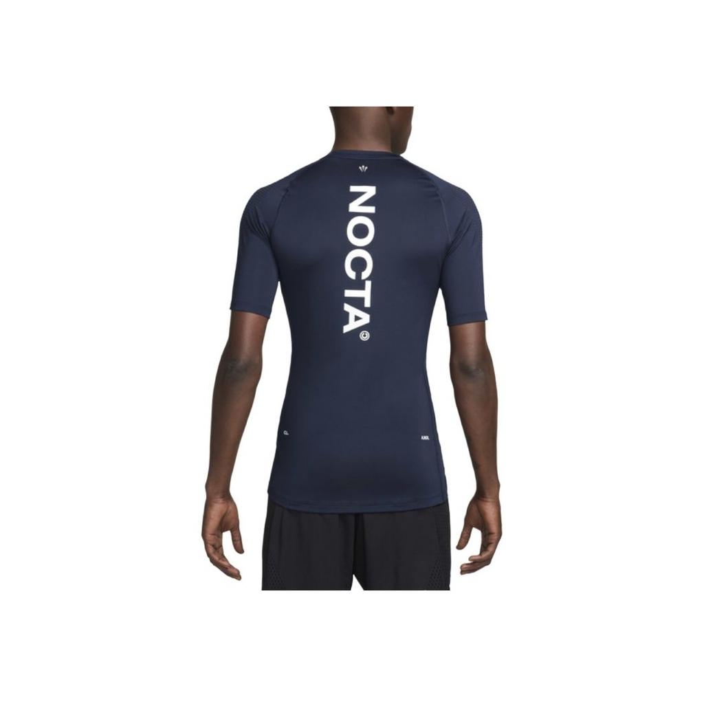 Nike Футболка с коротким рукавом и круглым вырезом X Nocta Dri-Fit Logo Fashion, цвет темно-синий, для мужчин DM1710-419