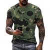 Новая модная армейская футболка 3D, майка камуфляж, для занятий спортом на открытом воздухе, с короткими рукавами