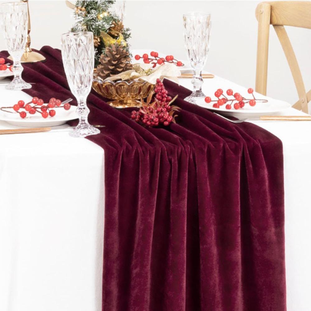 Non-slip Wedding Table Cloth Extended Table Linen Table Decoration Conference Table Cover New Year