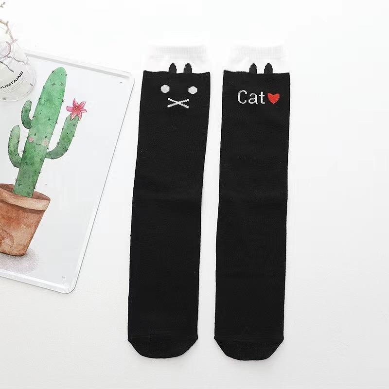 Girl Socks 3-12 Years Old Cotton Knee High Lovely Long Children's Legwarmers Kids Dance Stocking Cute Animal Carton