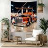 Kw Heavy Trucks Custom Your Name Wall Decor Tapestry Art For Pet Memorial Birthdaywedding Party Backdrop Family Gift