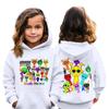 Детская мода повседневная верхняя часть с принтом музыкальной игры пуловер свитшот