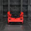 1:32 Huayra R Металлический Литой Модель Игрушки Миниатюрный Автомобиль Звук Свет Откатная Двери Открываются Транспортное Средство Для Подарков Другу
