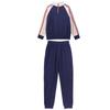 Autumn New Korean Style Fashionable Wide-leg Pants Suit for Women's Large Size Loose Casual Sports Suit for Nine-point Pants Two-piece Set