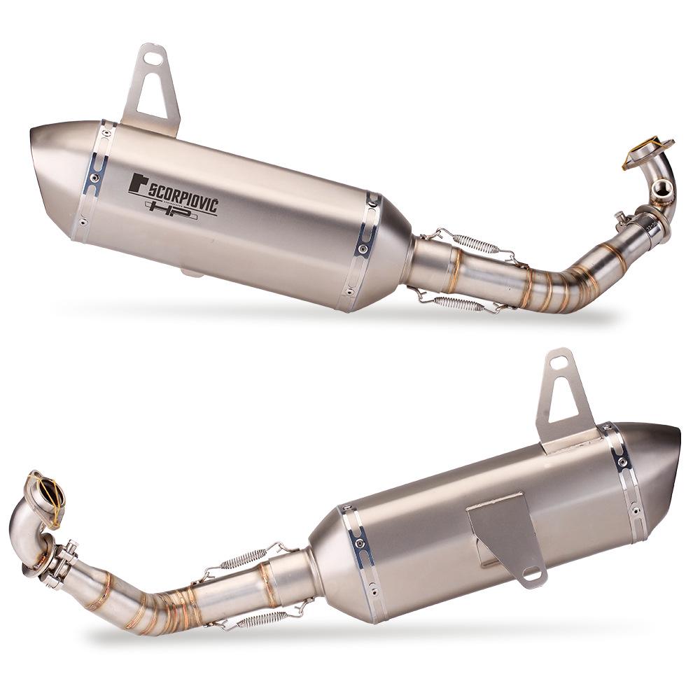 Комплект для модификации выхлопной системы Vespa GTS300 – Передняя труба и полная секция