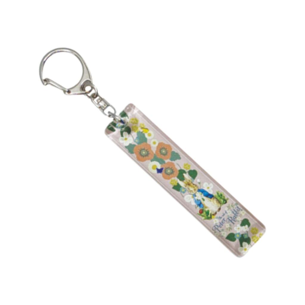 Ushikubo Crafts Company Ushikubo Kogeisha Peter Rabbit Acrylic Stick Keychain Pink W16 x 70mm PR-009