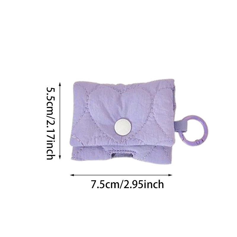 Cute Wireless Bluetooth Headphone Storage Case Convenient Travel Cute Earphones Organizers Protection Soft Case