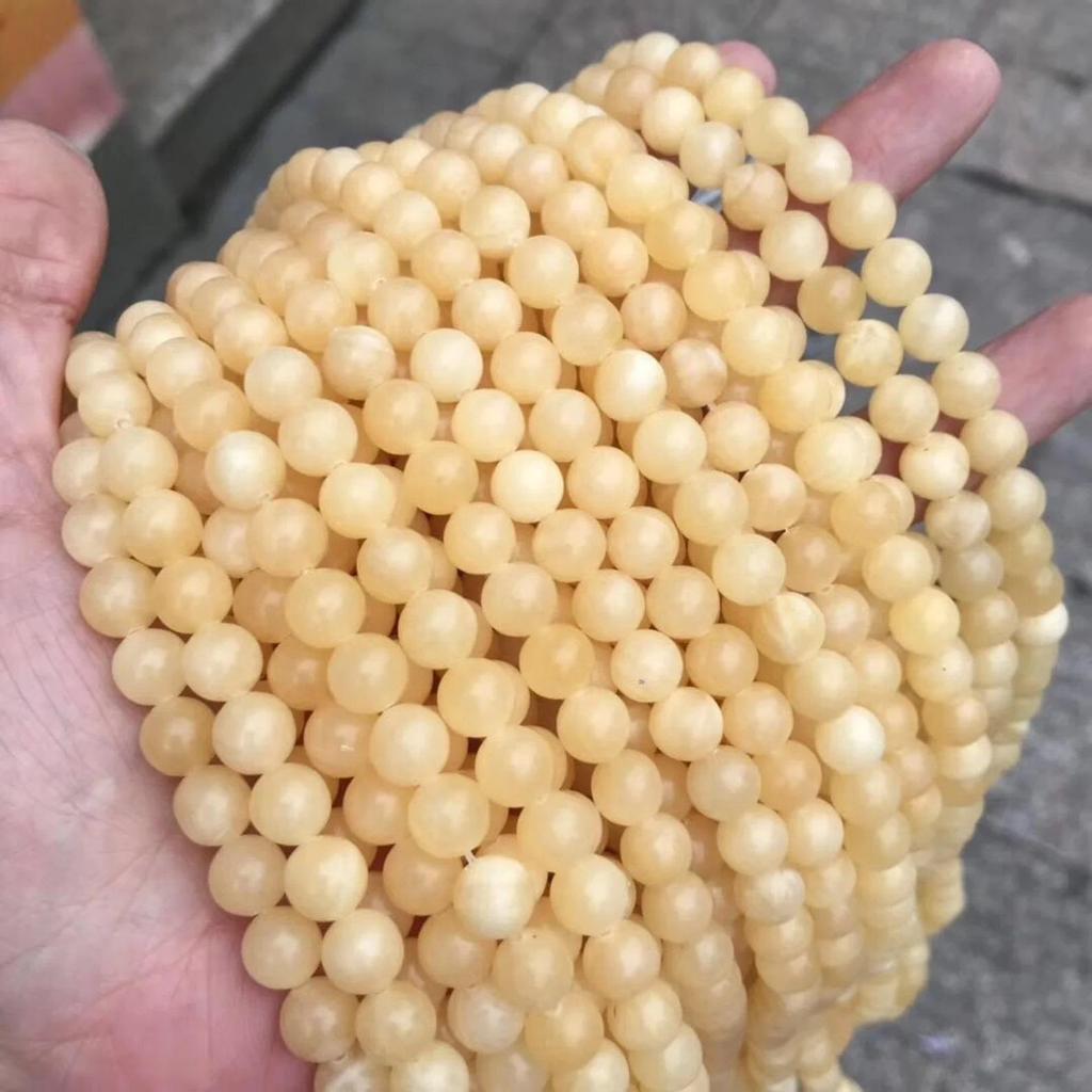 1 полная нить 15,5" круглые гладкие бусины из натурального желтого нефрита для самостоятельного изготовления ожерелий, браслетов и ювелирных изделий 4/6/8/10/12 мм