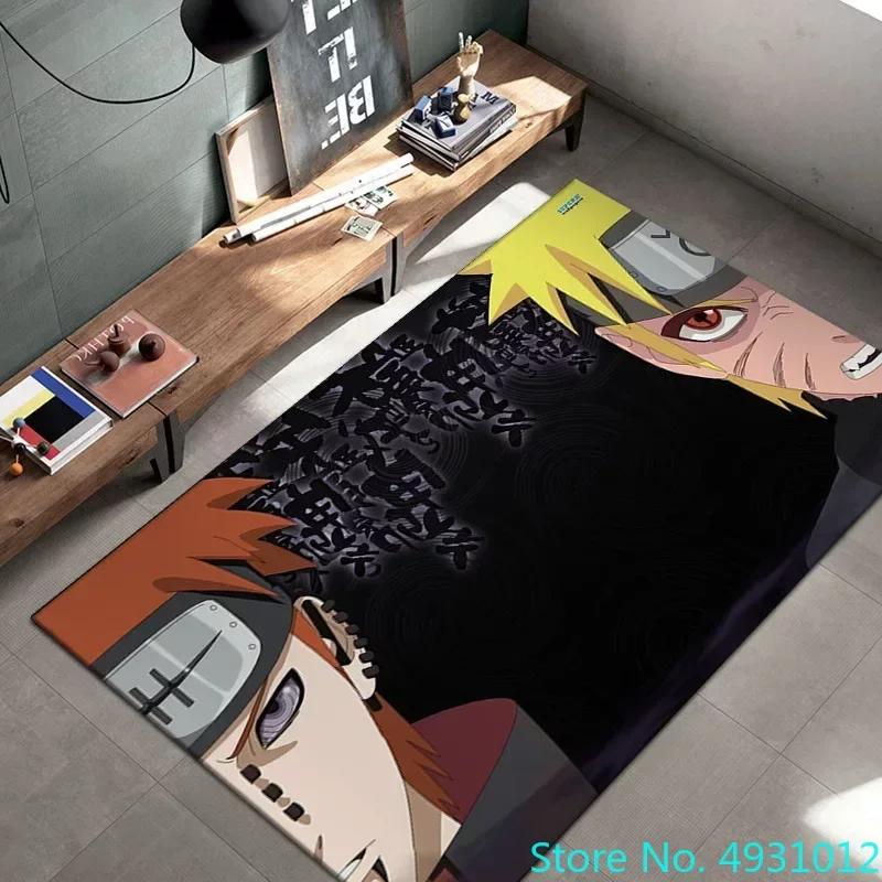 Bathroom Carpet Anime Uzumaki Naruto Cartoon Plush Rug Living Room Floor Mat Kitchen Bedroom Washable Non-slip Door Mats