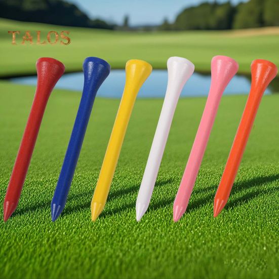 100 шт. деревянных ти для гольфа, уменьшающих трение и боковое вращение, аксессуар для гольфа для улучшения дальности и точности