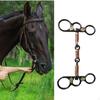 Horse Bit Chew Elegant Decorative 12.7cm Equestrian Accessory Metal Mouth