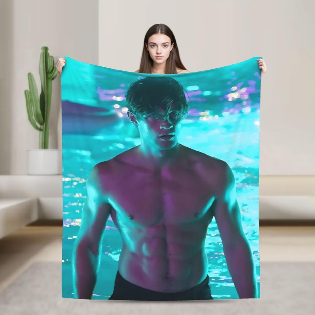James Beaufort Soft Blanket Travel Plush Throw Blanket Comfortable Couch Chair Flannel Bedspread Sofa Bed Cover