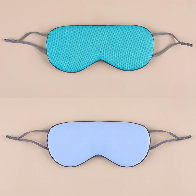 Маска для сна, маска для сна, маска для перерыва на обед, дышащая, бесшовная, теплая и прохладная, двухсторонняя маска для глаз из ледяного шелка