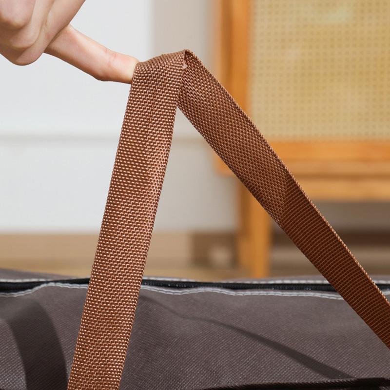 Сумки для хранения одежды большой вместимости из нетканого материала, домашняя сумка для упаковки одежды, прочная, для переезда, органайзер для багажа