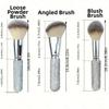 Soft Bristles Makeup Brushes Diamond Embedded Multi-Functional Brush  Various Makeup Looks