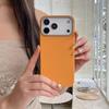 Однотонный чехол для телефона Apple iPhone 17 Pro Max с текстурой личи, совместимый с новыми моделями 16, 14/15, простой силиконовый чехол